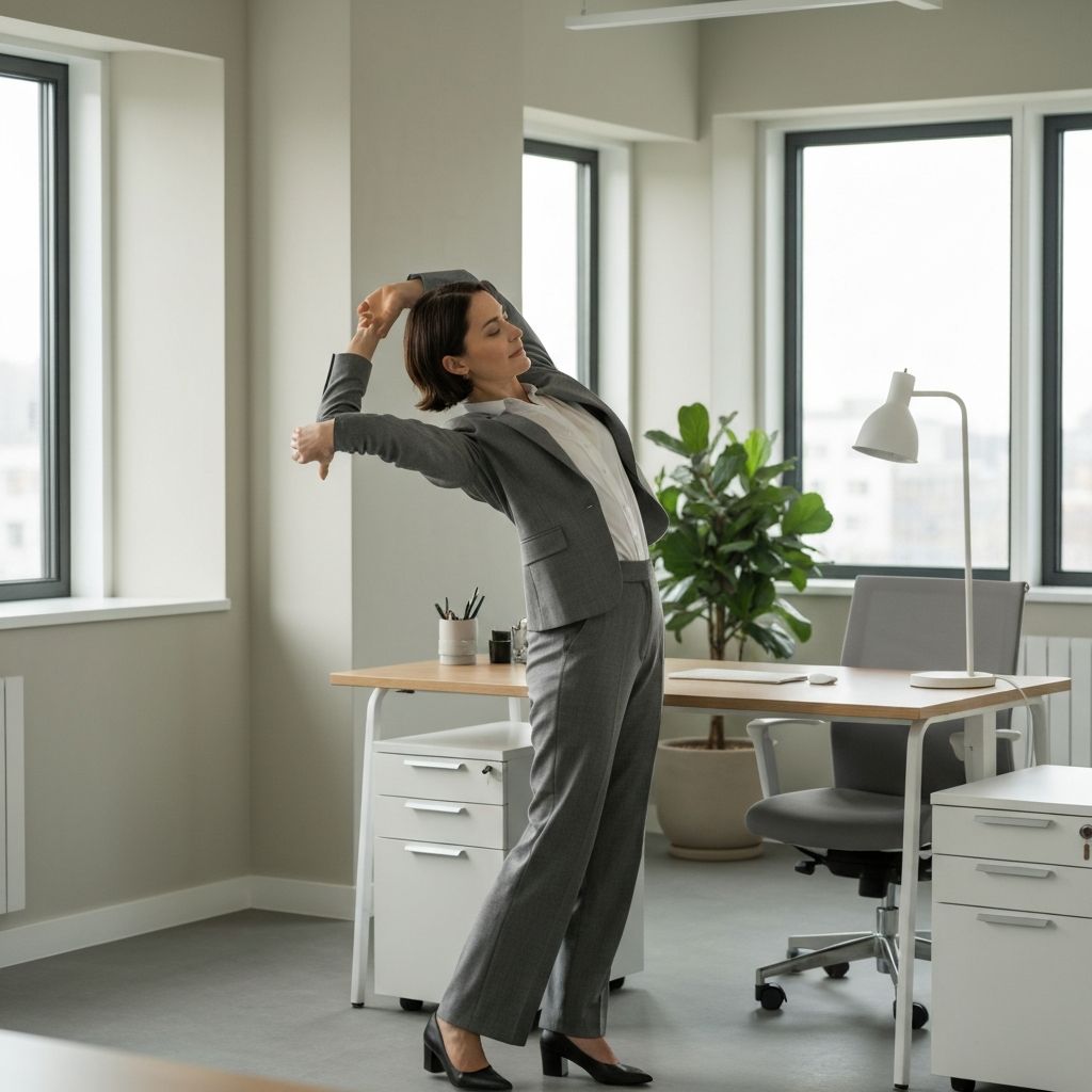 Bewegungsübungen für Menschen mit Bürojob